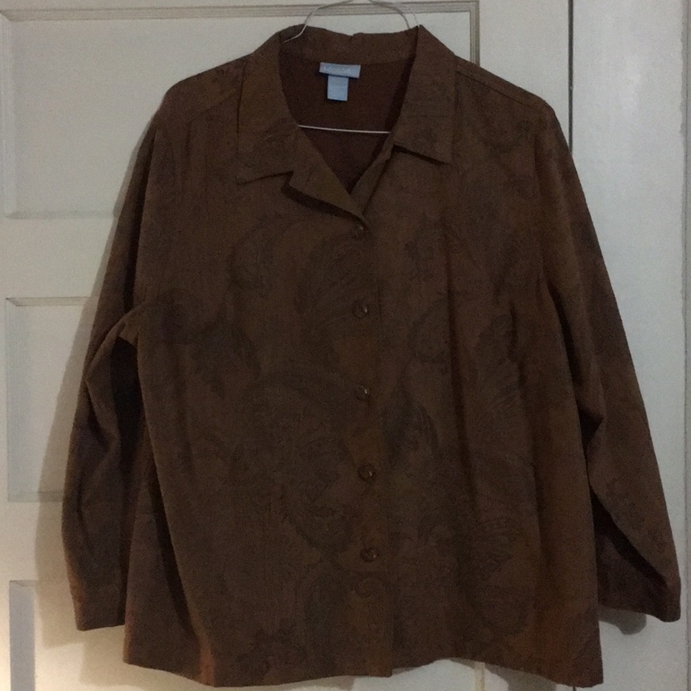 Liz and Me 2X blouse, worn twice smoke free home